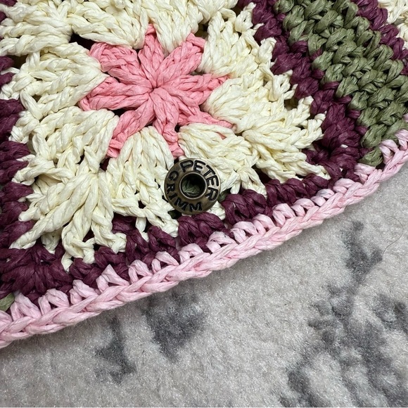 FREE PEOPLE Pura Vida X Peter Grimm Beachy Boho Crochet Granny Square Bucket Hat main image 7